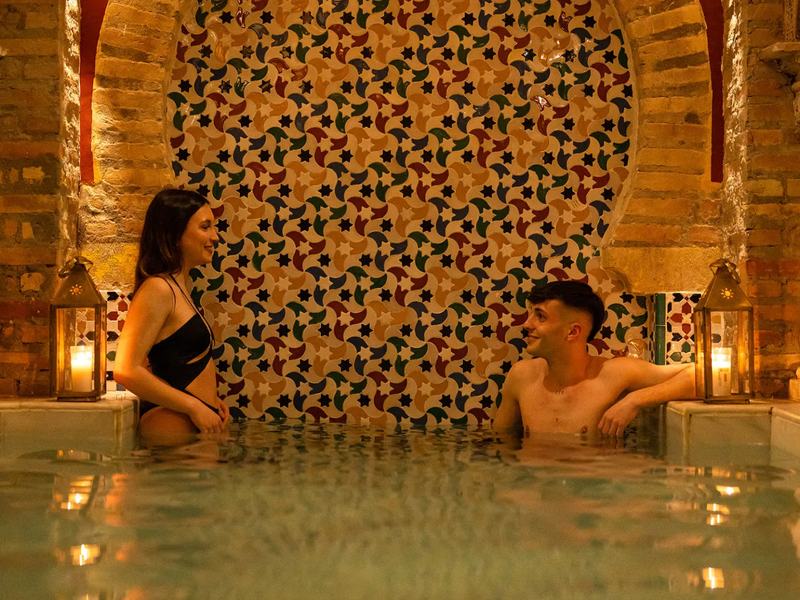 Bathing pool at Hammam Palacio Nazarí in Granada