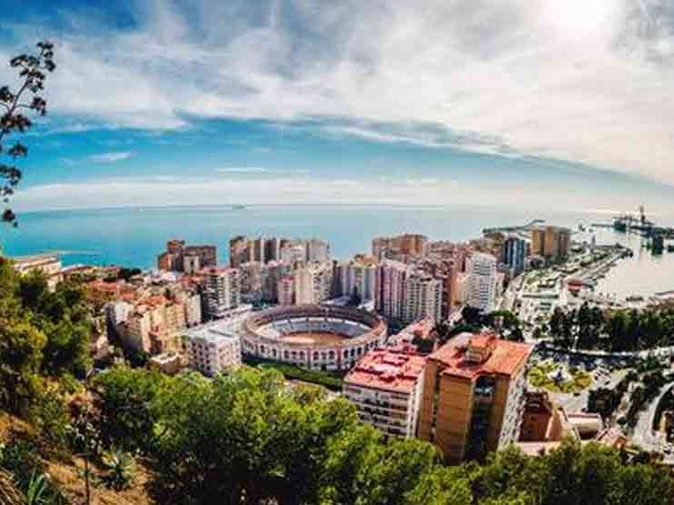 Málaga port and seafront