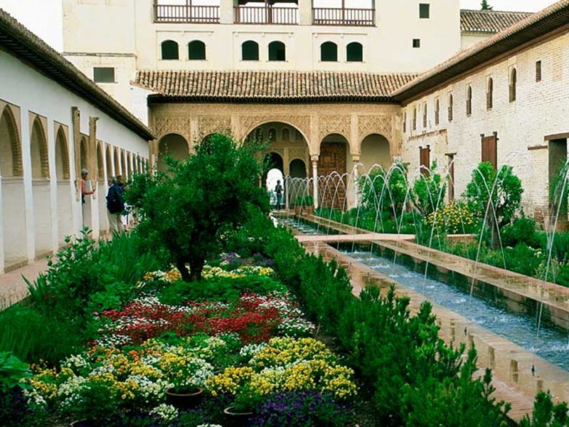 Generalife gardens and the Court of the Water Channel
